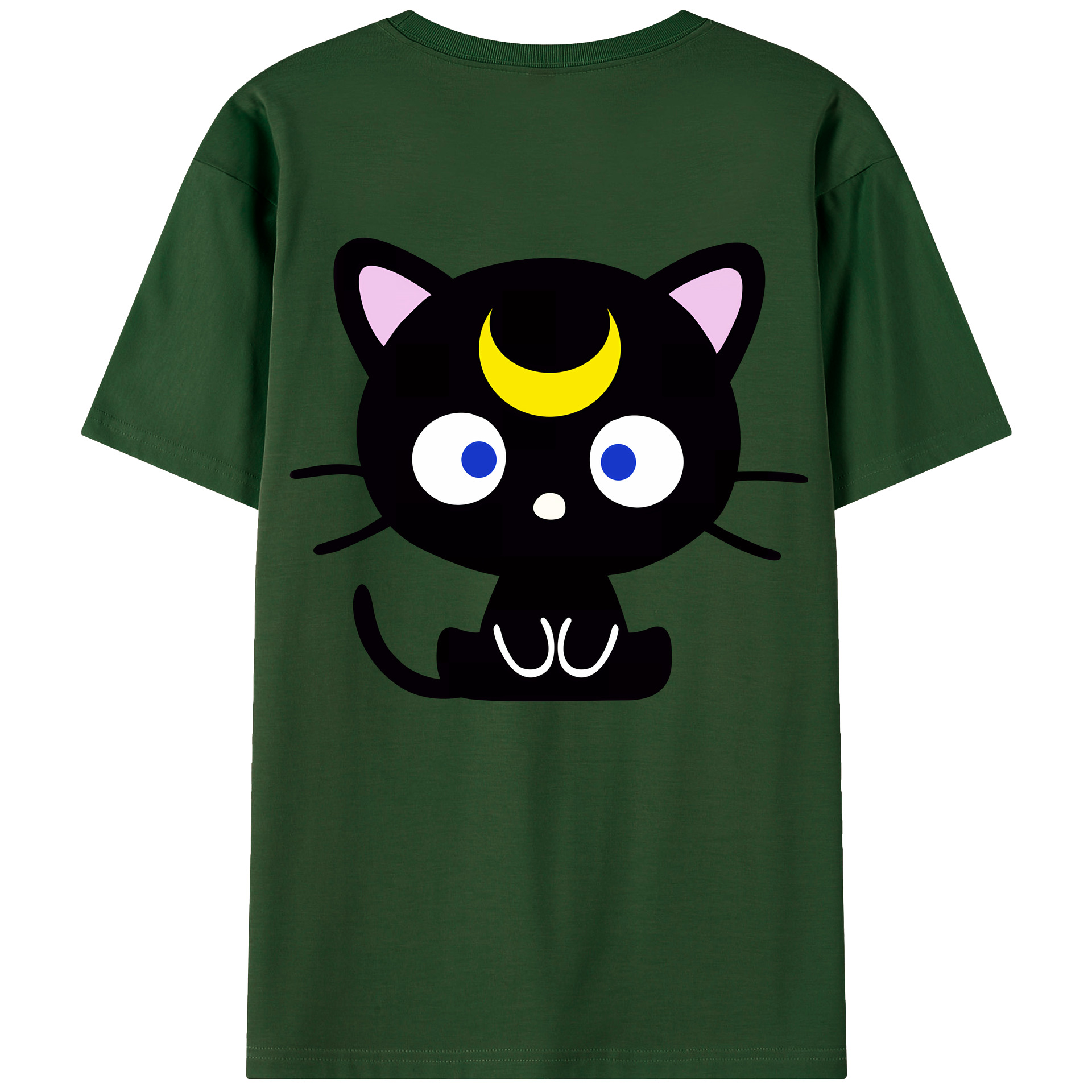 （画像用） 美少女戦士セーラームーン Sailor Moon 綿100％半袖Tシャツ（背面プリント）